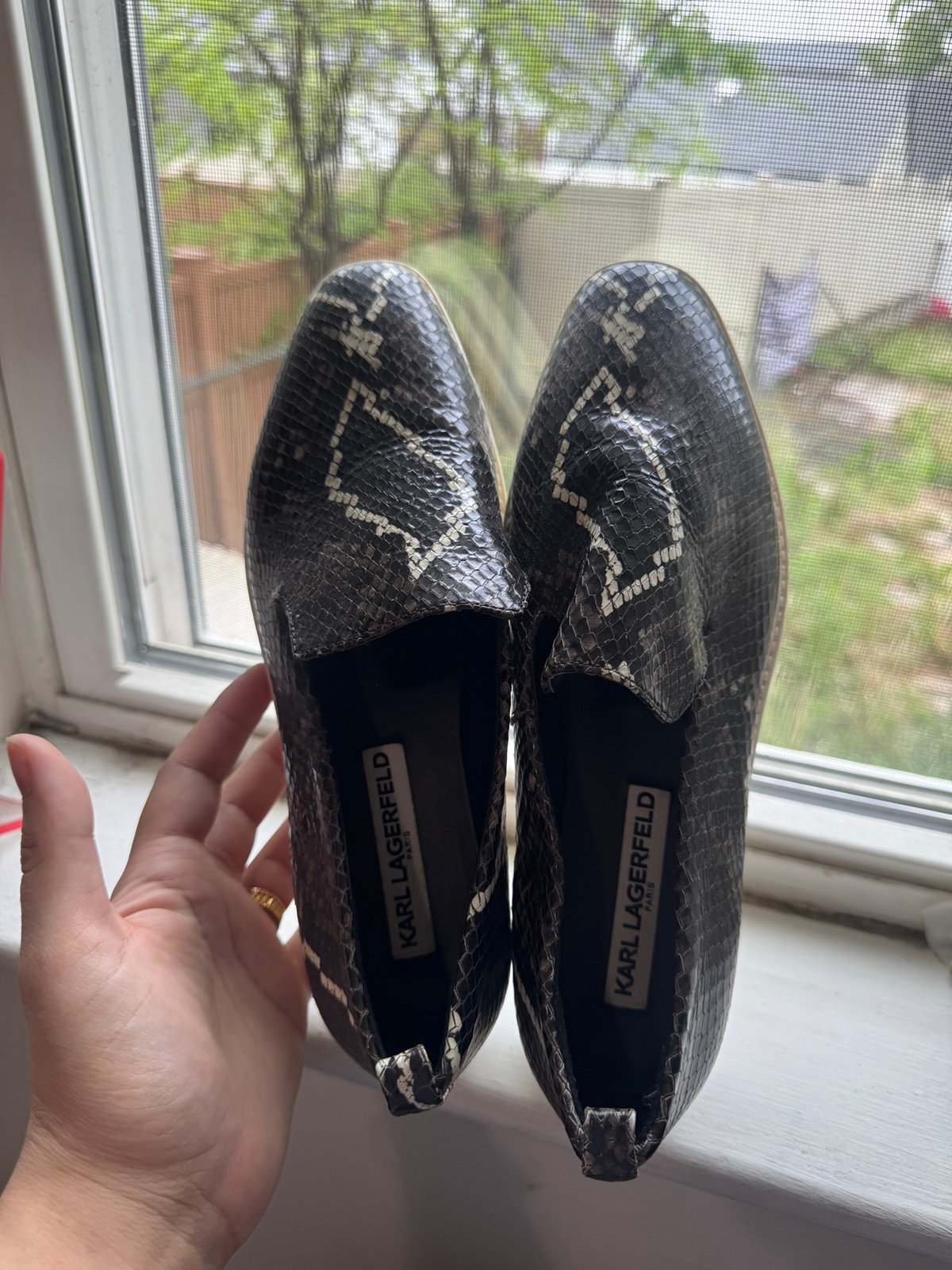 KARL LAGERFELD PLATFORM SHOES