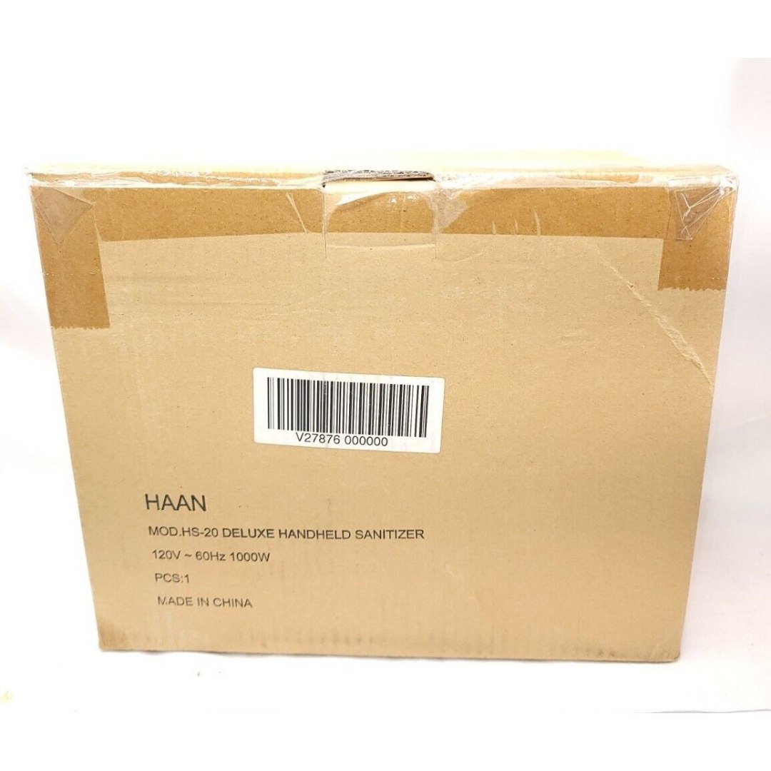 Haan HS20 Deluxe Personal Sanitizing Steam Cleaner With Accessory Package NOB