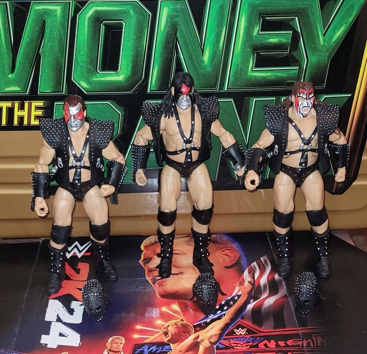 Legion Of Doom Hawk And Animal Elite 30 WWE Mattel Figures Adult Displayed
