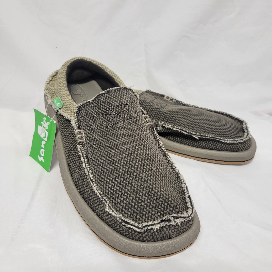 New Men's SANUK Sandals Shoes CHIBA Brown Sz 8 NWT SMF 1047