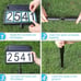 Solar Powered Address Sign Light House Number Street Door Plaque Plate LED Lamp