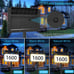 Solar Powered Address Sign Light House Number Street Door Plaque Plate LED Lamp