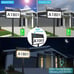 Solar Powered Address Sign Light House Number Street Door Plaque Plate LED Lamp