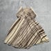 Mara Hoffman Dress Brown Tan Striped Strappy Sundress Mini Y2K Elastic Waist