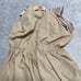 Mara Hoffman Dress Brown Tan Striped Strappy Sundress Mini Y2K Elastic Waist