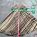 Mara Hoffman Dress Brown Tan Striped Strappy Sundress Mini Y2K Elastic Waist