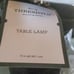 Threshold table lamp