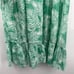 True Destinations Womens Green Leaf Tiered Bohemian Maxi Coverup Dress Small