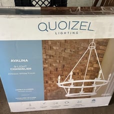 Nine light chandelier