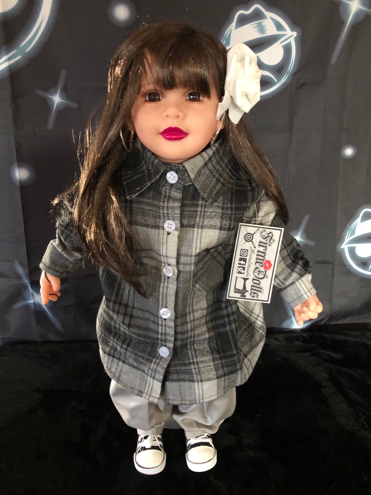 Firme Dolls Lowrider Display Handmade Gangster Homies Chola Cholo Doll