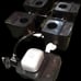 4-Plant RDWC Fallponics System W/ 5.3-Gal External Reservoir For 5'x5' Growtents
