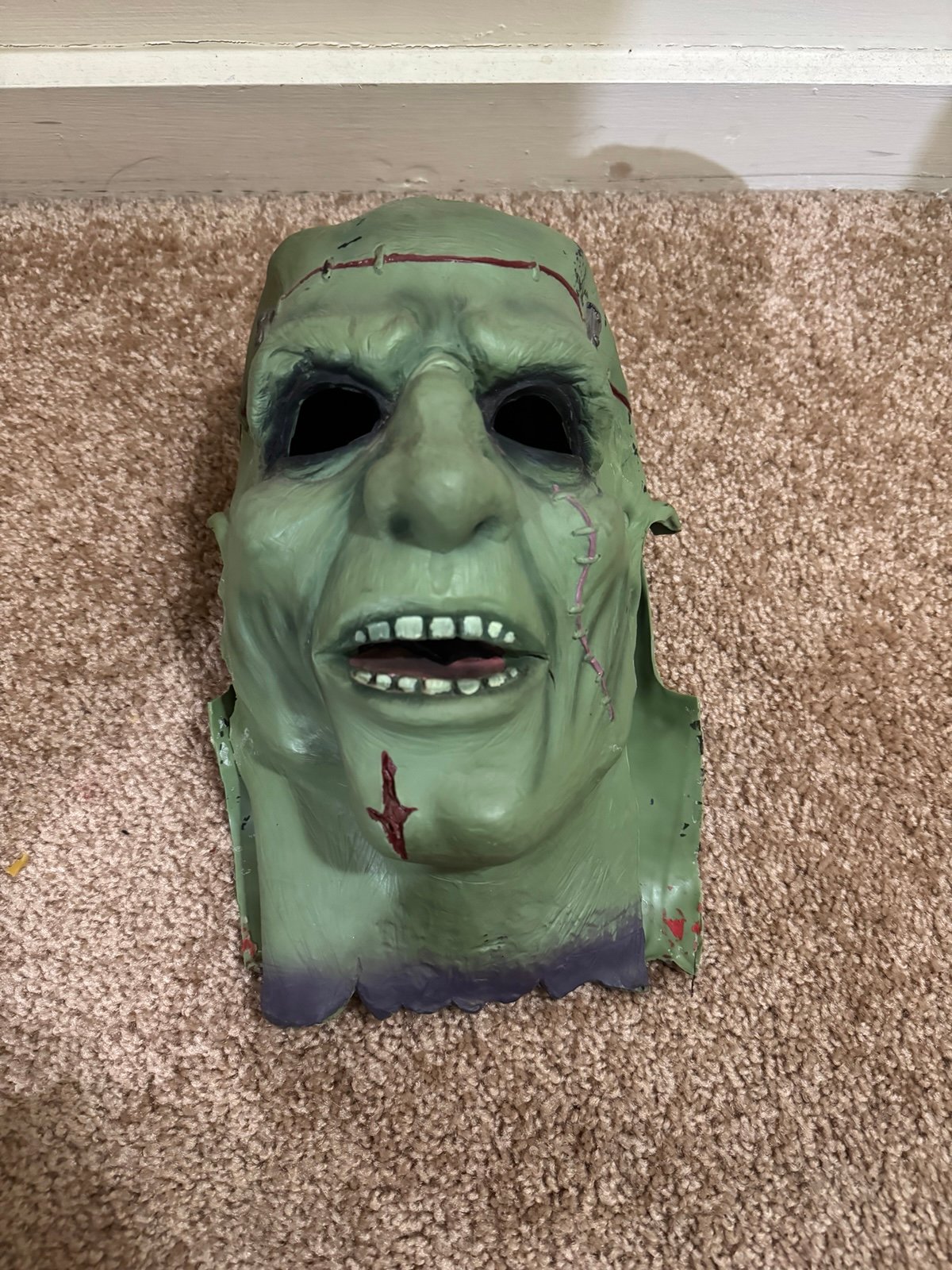 Magic Power Animated Halloween Life Size Heads Up Frankenstein Replacement Mask