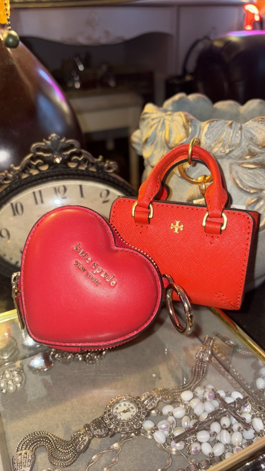 Kate Spade Heart Coin Purse Tory Burch Coin Purse Keychain