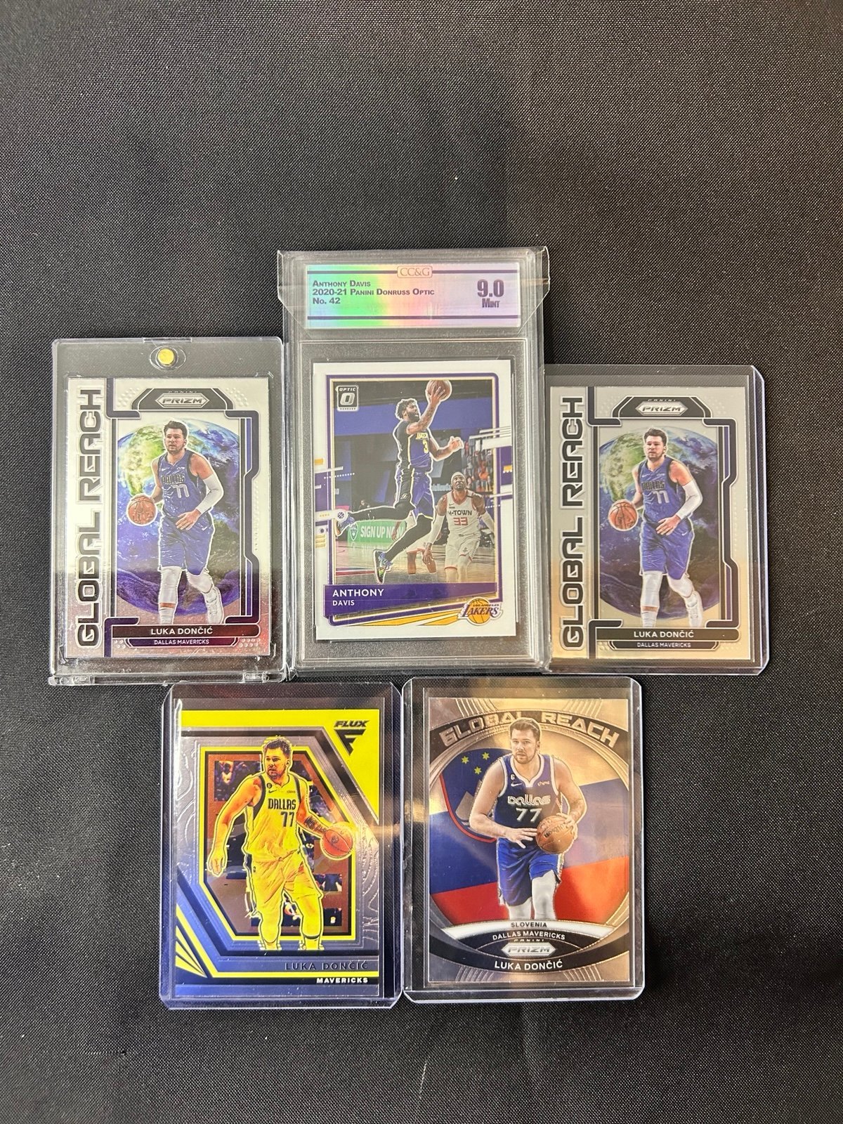 Luka Dončić & Anthony Davis Trade NBA Card Lot