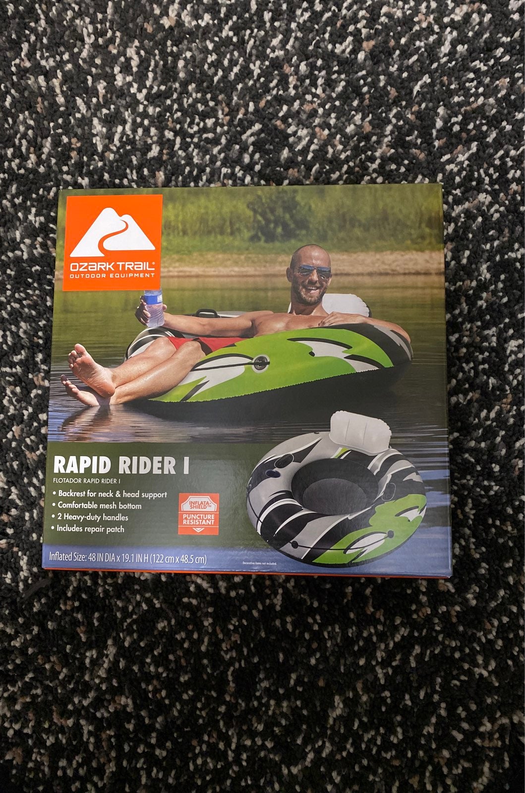 New Ozark Trail Rapid Rider 1 River Tube