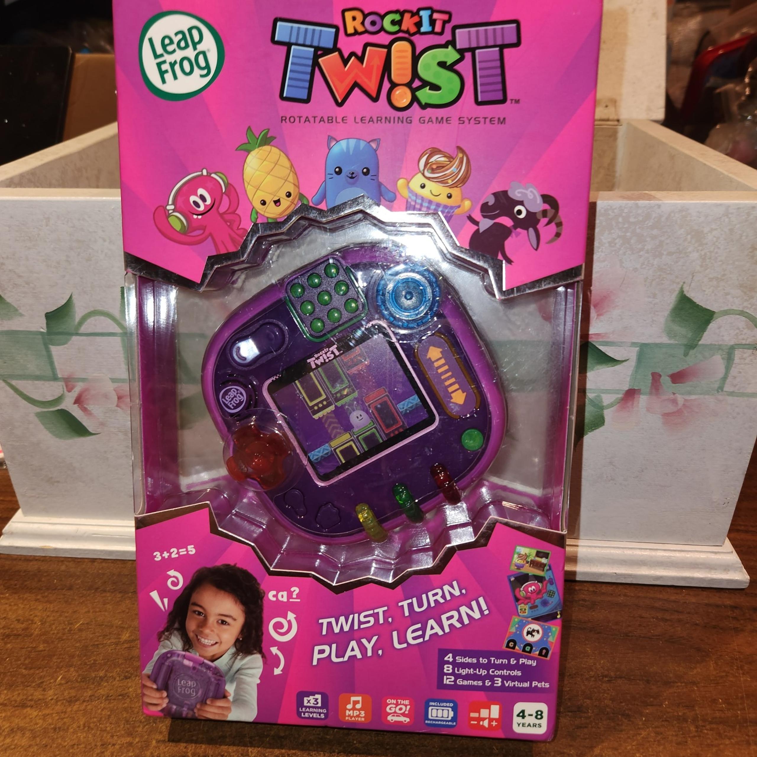 NEW Sealed Leap Frog RockIt Twist Handheld Rotatable Learning Game System Pink