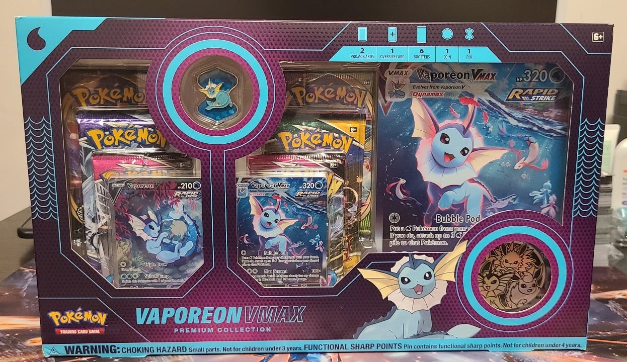 Vaporeon VMAX Premium Collection