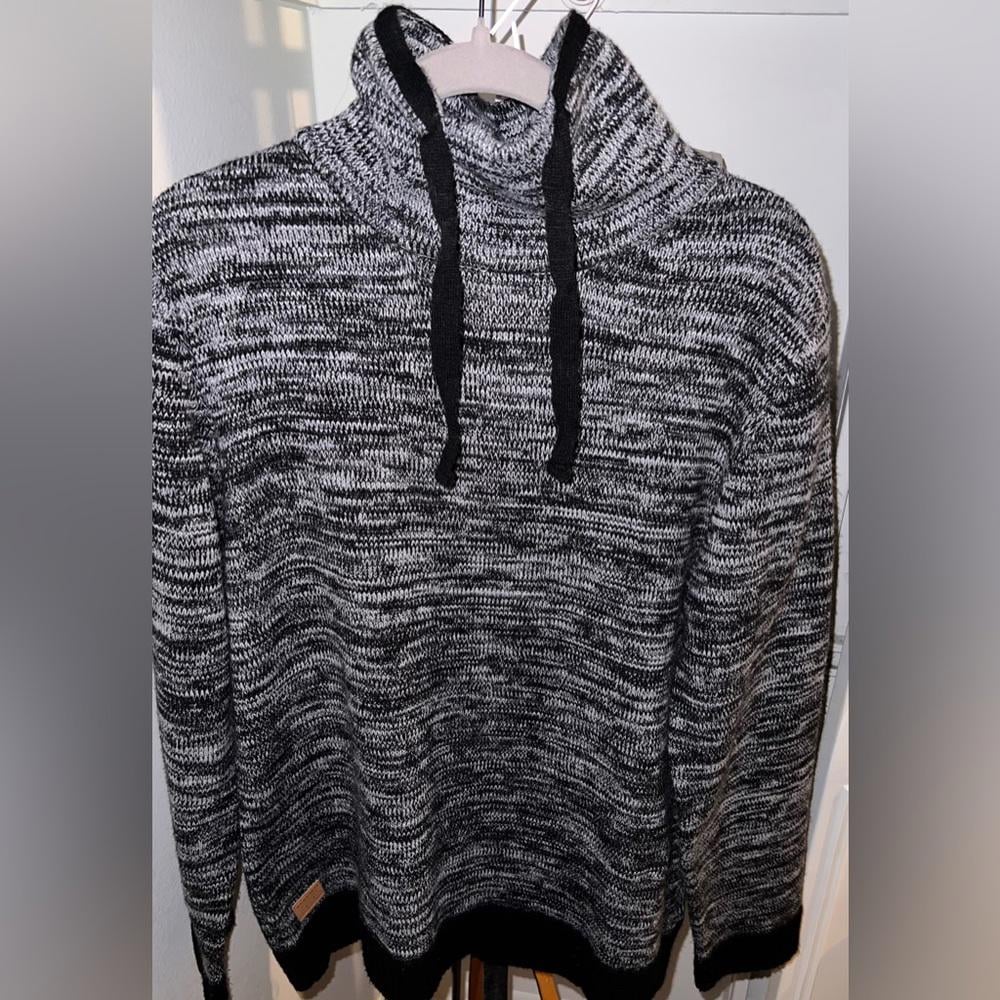 Buffalo David Bitton Marled Knit Turtleneck Sweater (Medium)