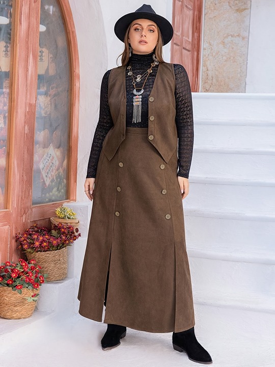 Women's Elegant Outfits Set, -jh8