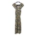 Barok Paris Dress Floral Ruffle midi size Small S