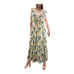 Barok Paris Dress Floral Ruffle midi size Small S