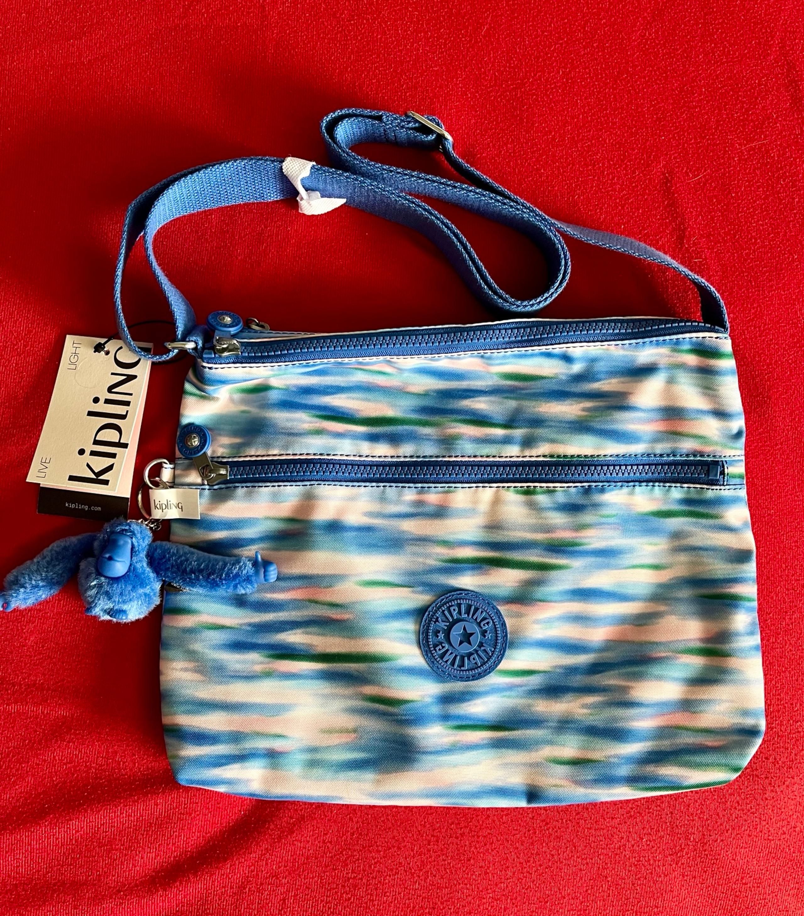 Kipling Annabelle Women’s Crossbody Bag Handbag Purse Diluted Blue Lightweight - Kiplling