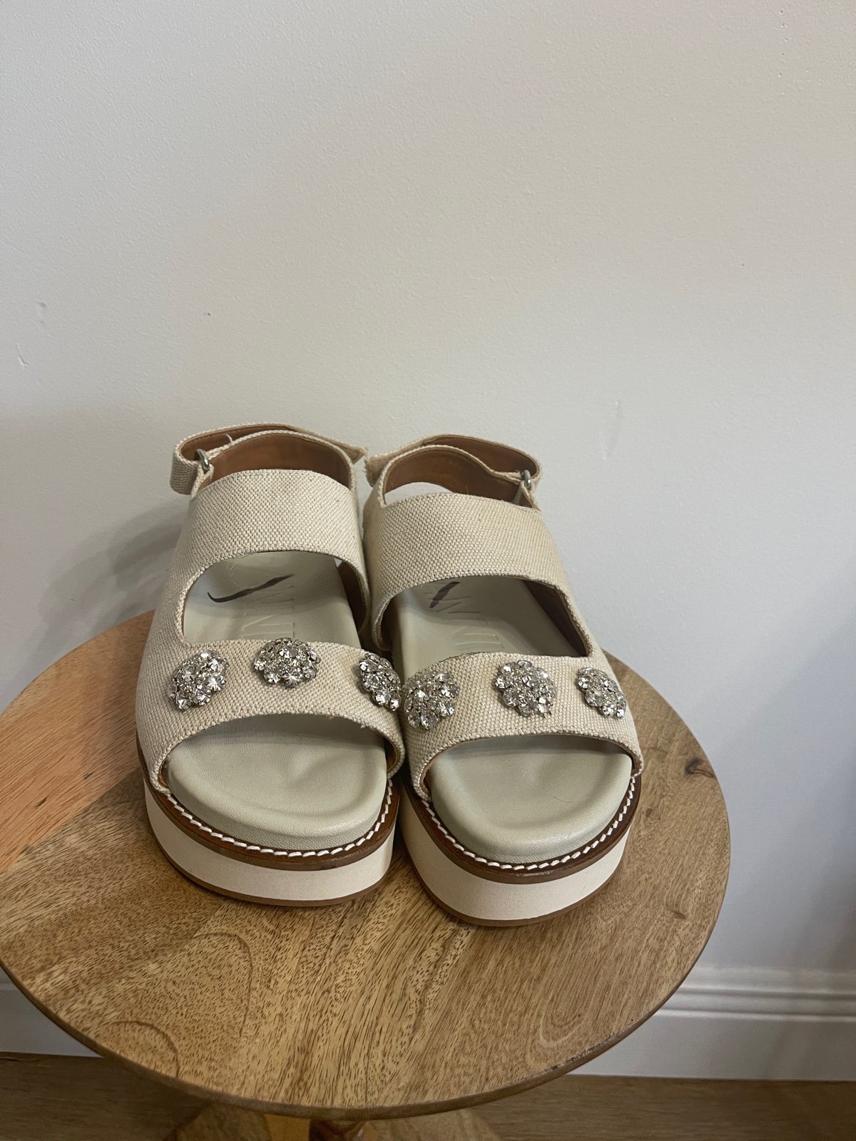 Ganni | Juta Sandal in Egret | 36
