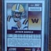 2024 Score Jayden Daniels SSP Orange Parallel Rookie Card