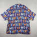 Tommy Bahama Hawaiian Shirt Men's 2XLB Blue Tiki Cups Mugs Hula Girls Aloha