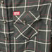 NWT Dixxon Flannel Co Boswells Plaid Windowpane Button Front Shirt Shacket Sz S