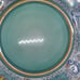 6 Le Cadeaux Melamine Yellow Blue Scalloped Floral Salad Dessert Plates 9”