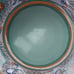 6 Le Cadeaux Melamine Yellow Blue Scalloped Floral Salad Dessert Plates 9”