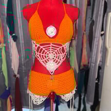 Handmade Crochet Spider Outfit