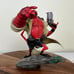 Hellboy 2006 Animated Dark House Deluxe Resin Limited Edition Statue FLAWED
