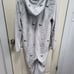 Victorias Secret PINK Gray Dog Pattern Zip Onsie Super Soft XS/S - Very Good Con