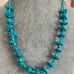 Vintage Turquoise Nugget Heishi Native American Navajo Necklace
