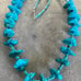 Vintage Turquoise Nugget Heishi Native American Navajo Necklace