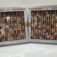 2 boxes Thanksgiving Christopher Radko pumpkin garland