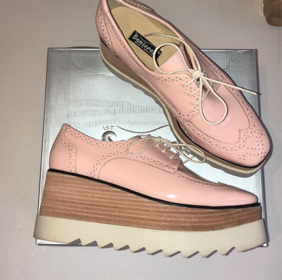 Seniorah platform oxfords