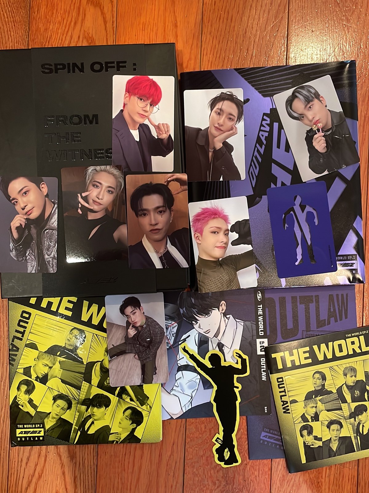 Ateez - The World EP.2 Outlaw and Spin Off From the Witness albums Bundle Set