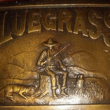 Brass belt buckle