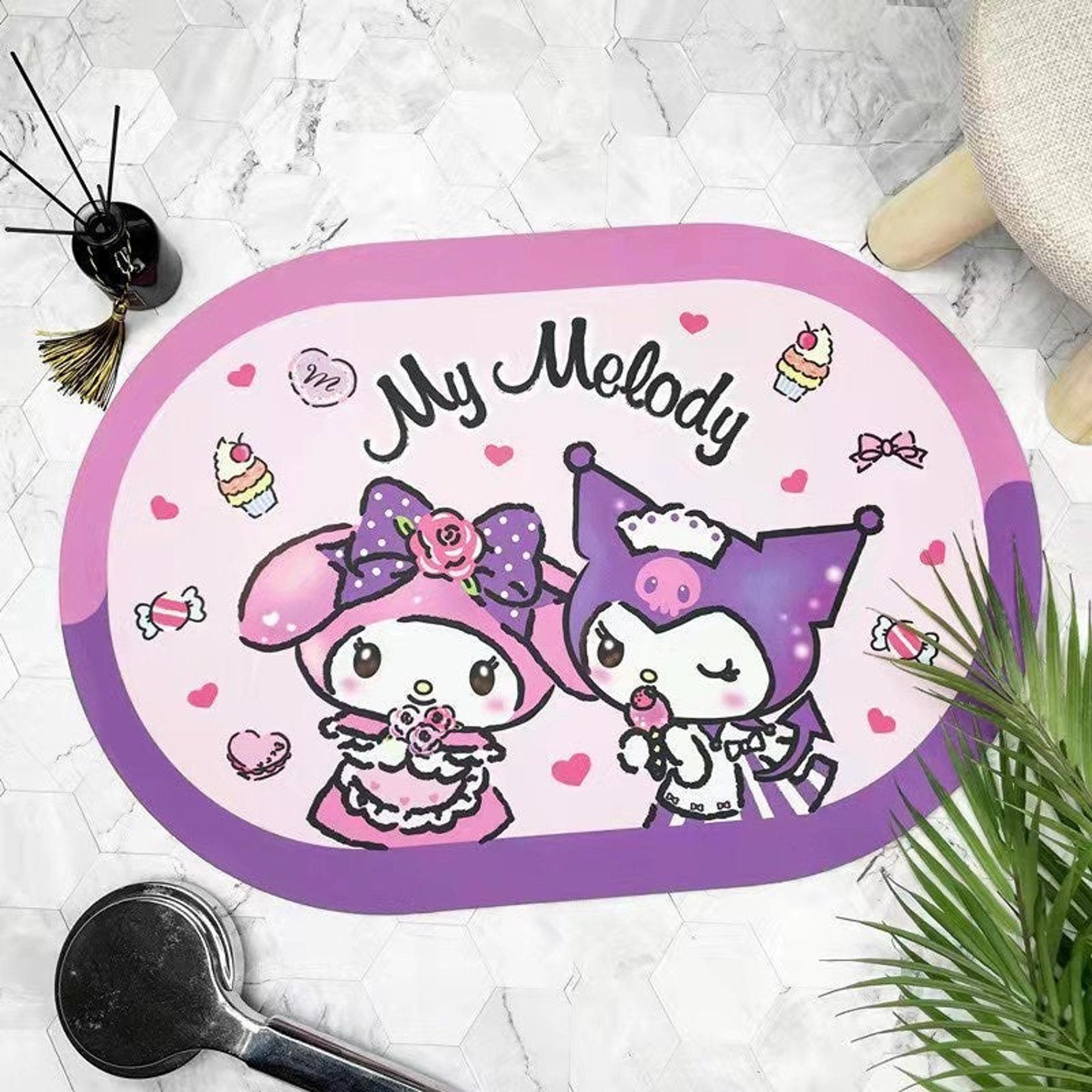 Sanrio My Melody & Kuromi floor mat/ rug