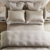 NEW Pottery Barn Belgian Flax Linen Diamond Quilted KING Sham in Flax