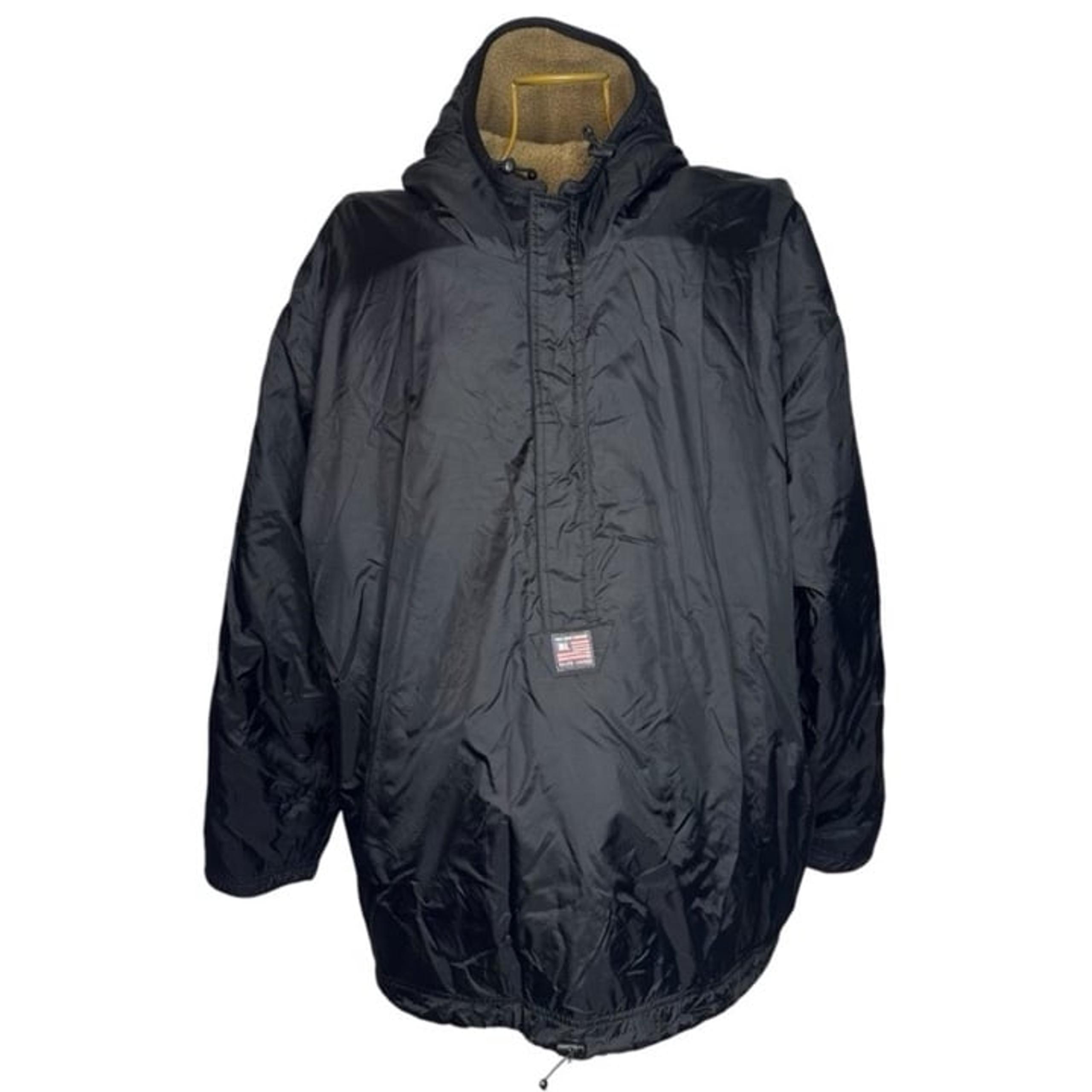 Polo Jeans Company Ralph Lauren Vintage Reversible Jacket - Fleece Tan / Black