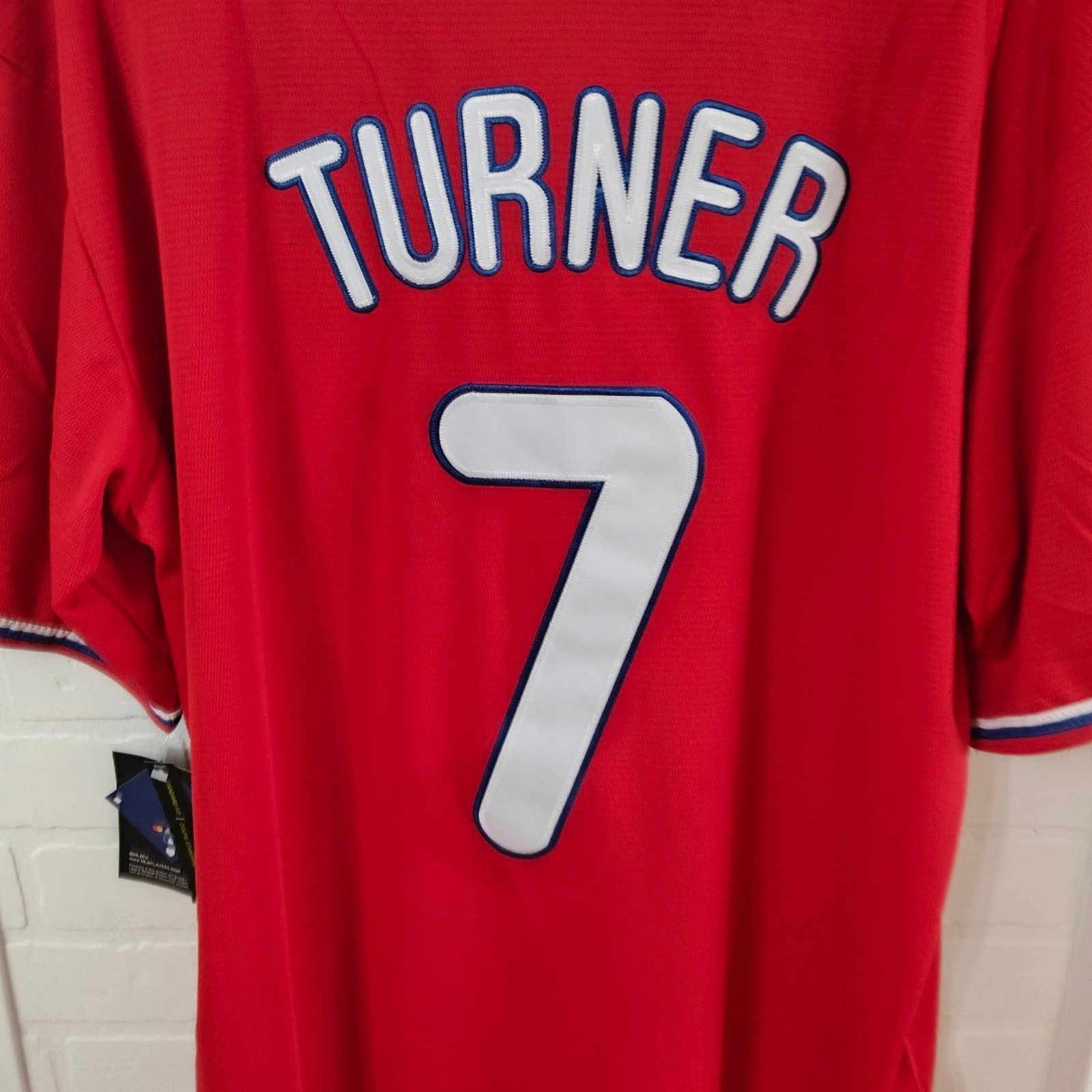 Phillies Trae Turner #7 Jersey Size XL