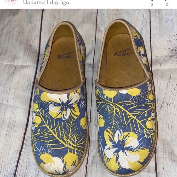 Dansko Victoria Tahiti Shoes Size 39 8.5/9