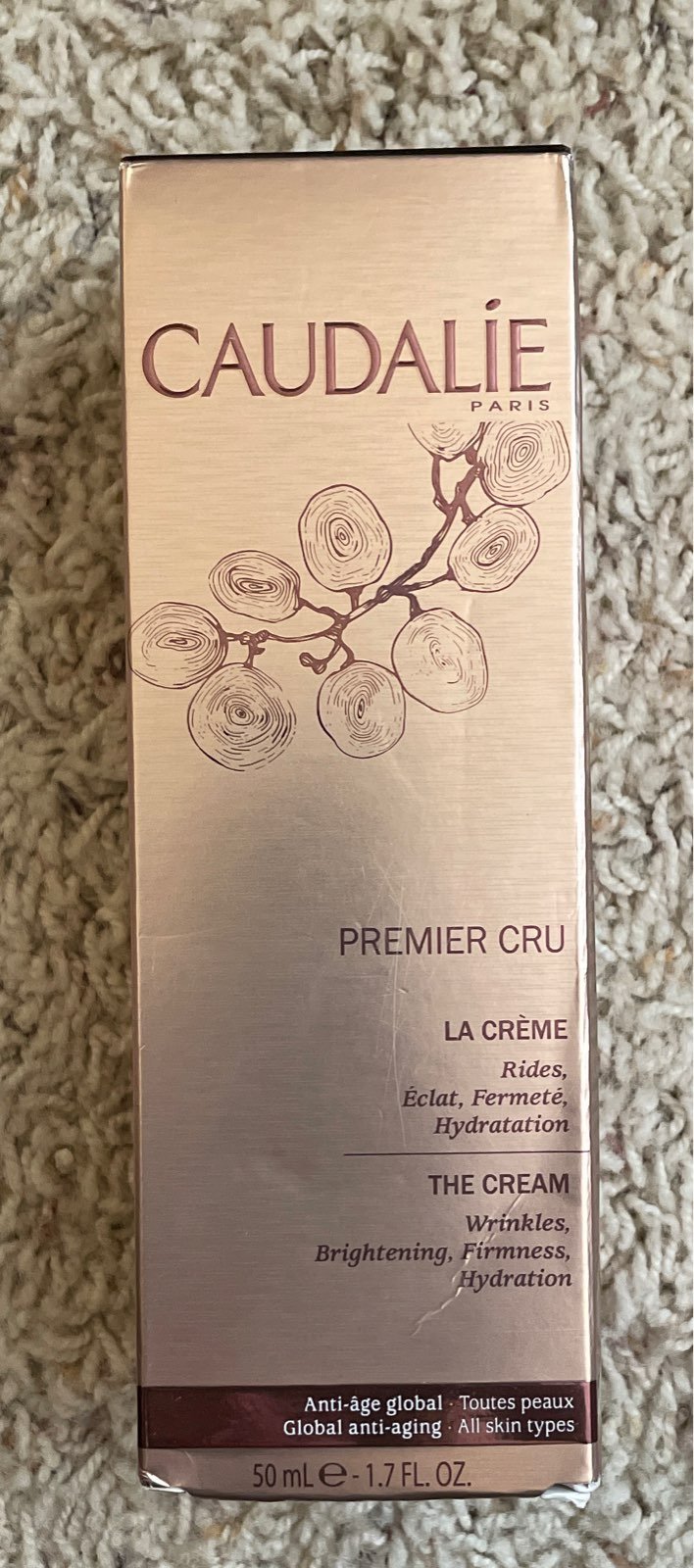 Caudalie Premier Cru The Face Cream 1.7 oz in box