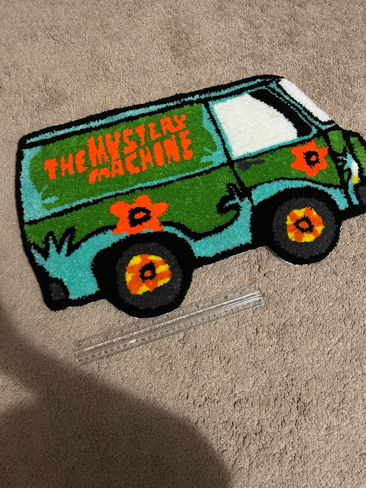 Custom Mystery Machine Rug