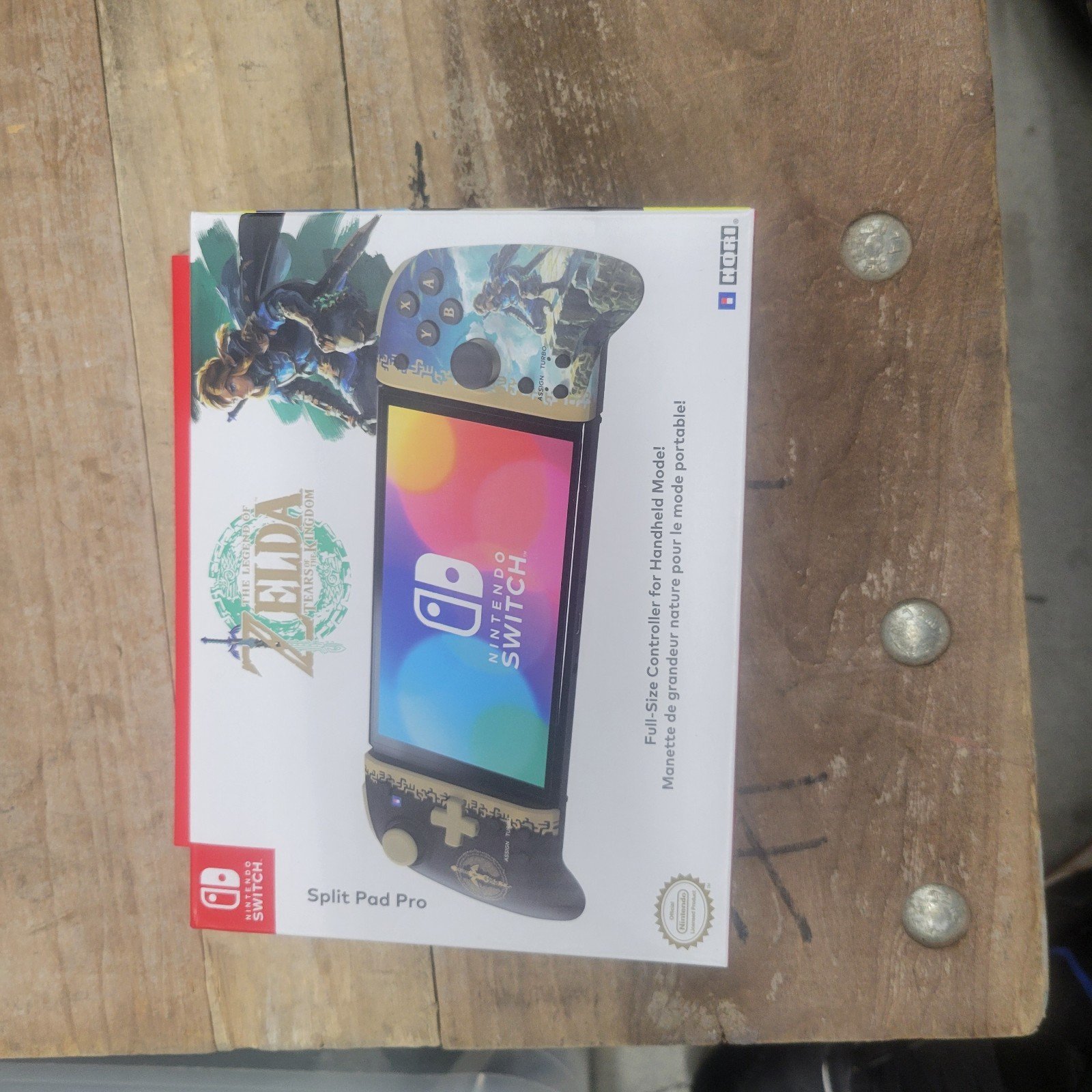 Nintendo Switch hori split pad zelda