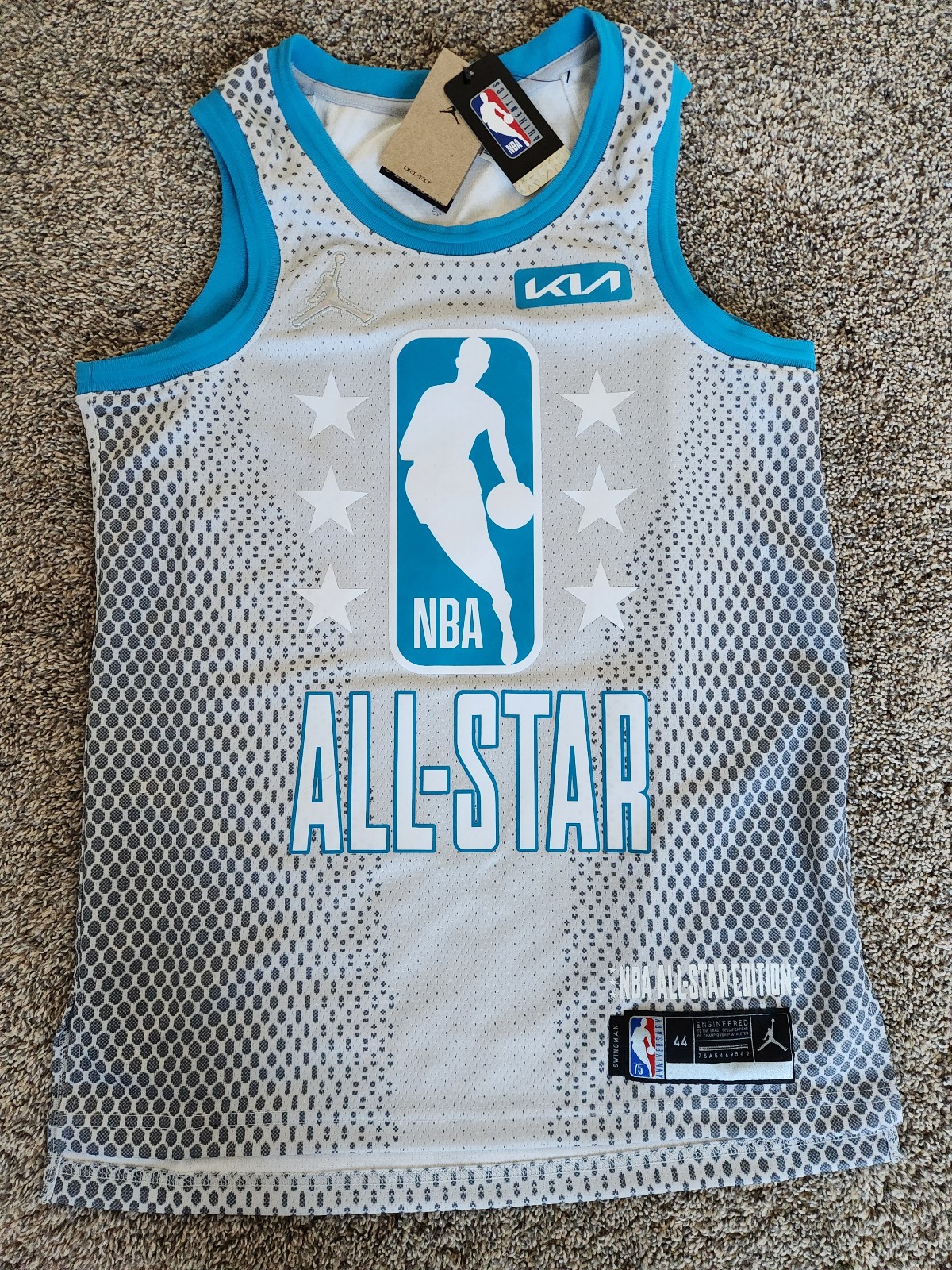 2022 Jordan NBA All Star Game Steph Curry Size 44 Medium Jersey